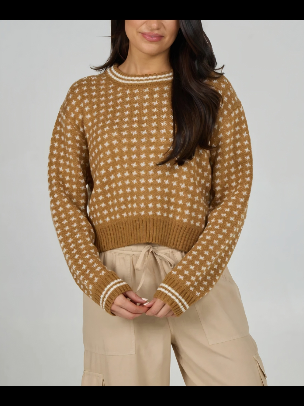 Salty Crew Starlight Long Sleeve Jacquard Sweater